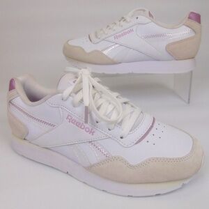 NEW! Reebok Royal Glide Running Shoes Women's Sneakers Size 9.0 M, White Leather
